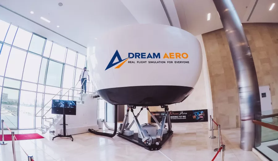 Симулятор полёта Dream Aero в Дубаи: Авиасимулятор, Симулятор полётов, Аттракцион, Тренажёр-самолёт, Маршруты полётов, Полёты на авиасимуляторе,