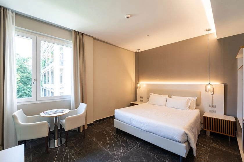Отель Milano Castello 3* в Милане: Отель в центре, Тренажерный зал, Отель с садом, Конференц-зал, Дизайн-отель, Трансфер, Выставка в отеле,