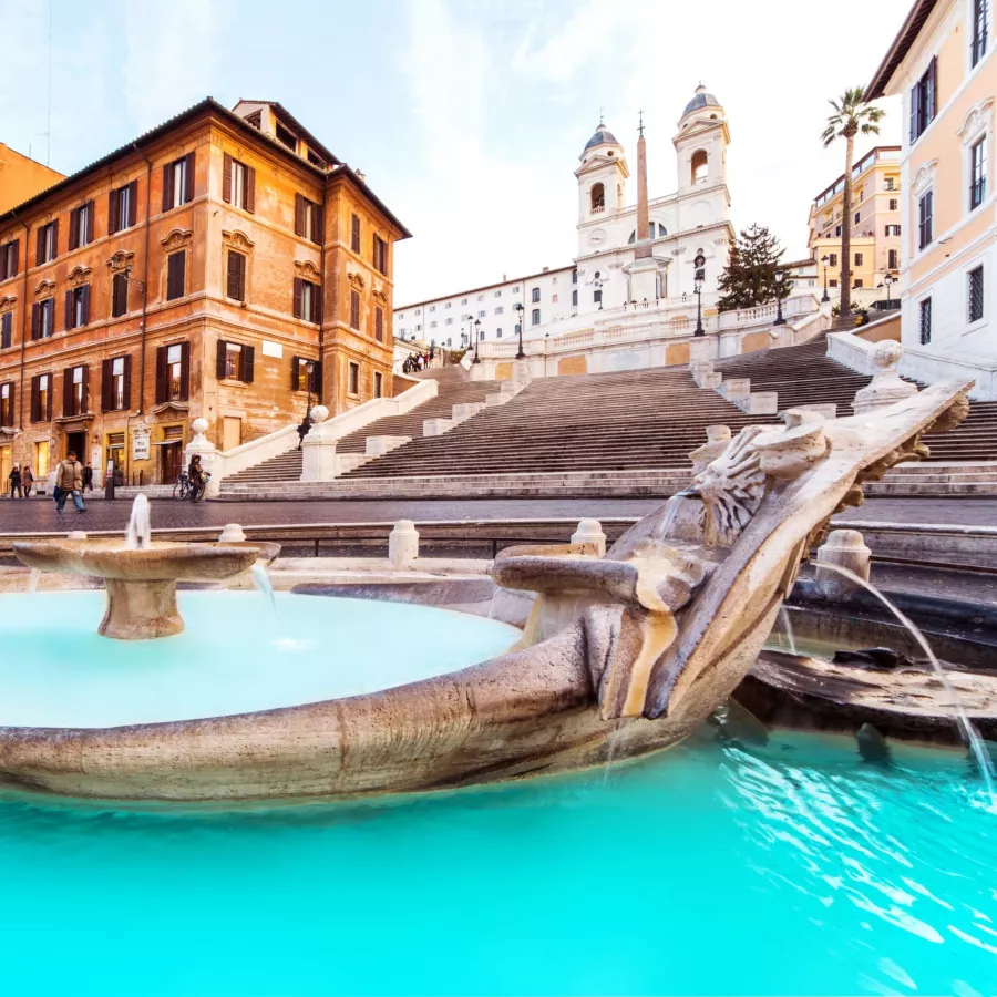 Испанская лестница ( La Scalinata di Trinità dei Monti) в Риме: Достопримечательности, Старый город, История Италии,