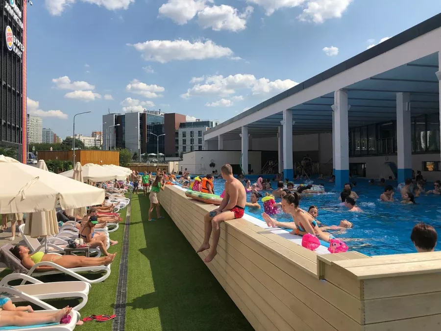 Аквапарк Термы в Москве: Бассейн, Аквапарк, Ресторан, Бар, Сауна, Хаммам, Йога, Легкий пар,
