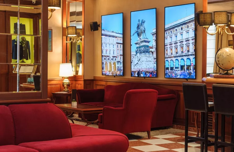 ОтельLeonardo Hotel Milan City Center 4* в Милане: Отель в центре, Фитнесс-центр, Конференц-зал, Ресторан, Открытая терраса, Бар, Трансфер, Шведский стол,