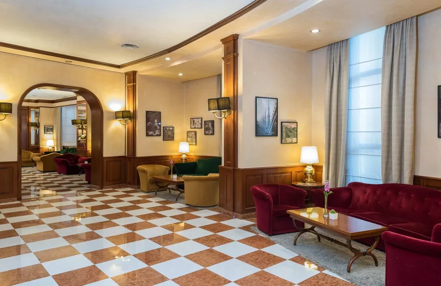 ОтельLeonardo Hotel Milan City Center 4* в Милане: Отель в центре, Фитнесс-центр, Конференц-зал, Ресторан, Открытая терраса, Бар, Трансфер, Шведский стол,