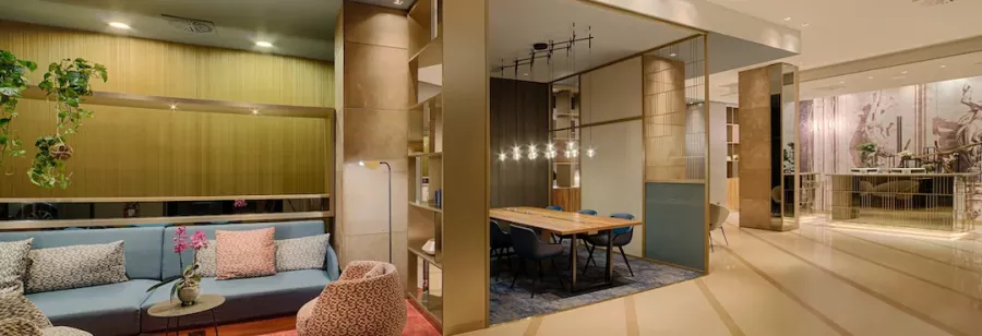 Отель Nh Milano Touring 4* в Милане: Тренажерный зал , Уютные номера, Дизайнерские номера , Конференц-залы , Отель, Ресторан,