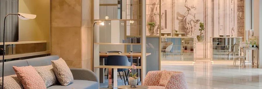 Отель Nh Milano Touring 4* в Милане: Тренажерный зал , Уютные номера, Дизайнерские номера , Конференц-залы , Отель, Ресторан,
