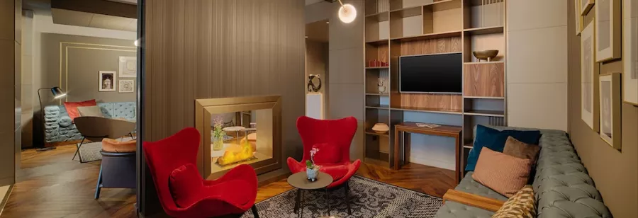 Отель Nh Milano Touring 4* в Милане: Тренажерный зал , Уютные номера, Дизайнерские номера , Конференц-залы , Отель, Ресторан,