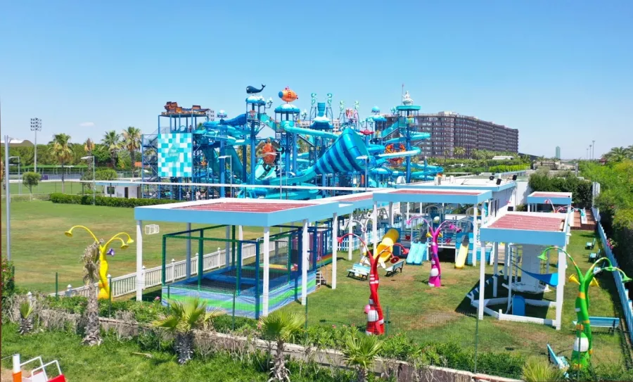 Аквапарк Aqua Atlantis в Анталии: Аквапарк, Бассейн, Бар, Вода,