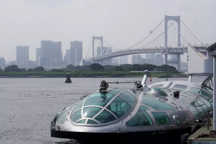 Круиз - Tokyo Cruise (Sumida River) в Токио: Лодочные туры, Экскурсия по воде, Река, Бар,