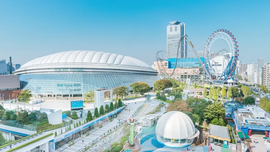 Парк аттракционов - TOKYO DOME CITY в Токио: Ресторан, Парк,
