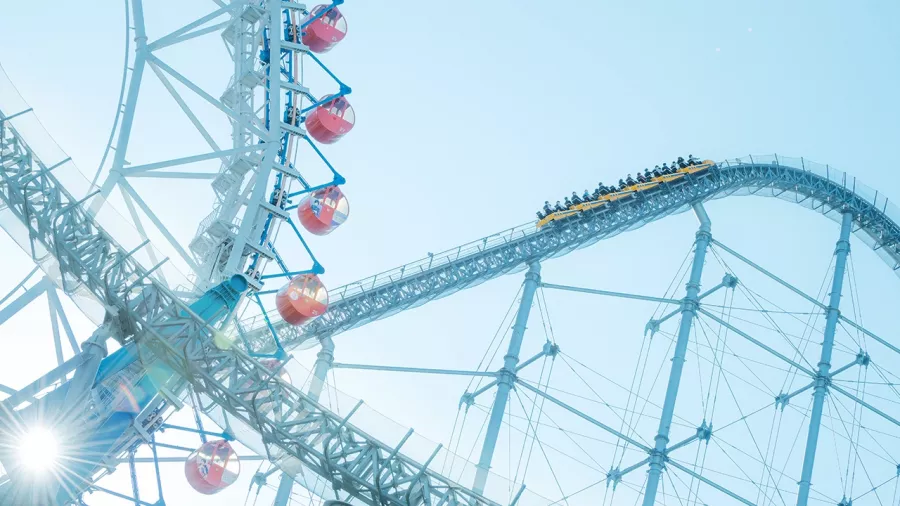 Парк аттракционов - TOKYO DOME CITY в Токио: Аттракционы, Развлечения, Парк, Рестораны, Колесо обозрения,