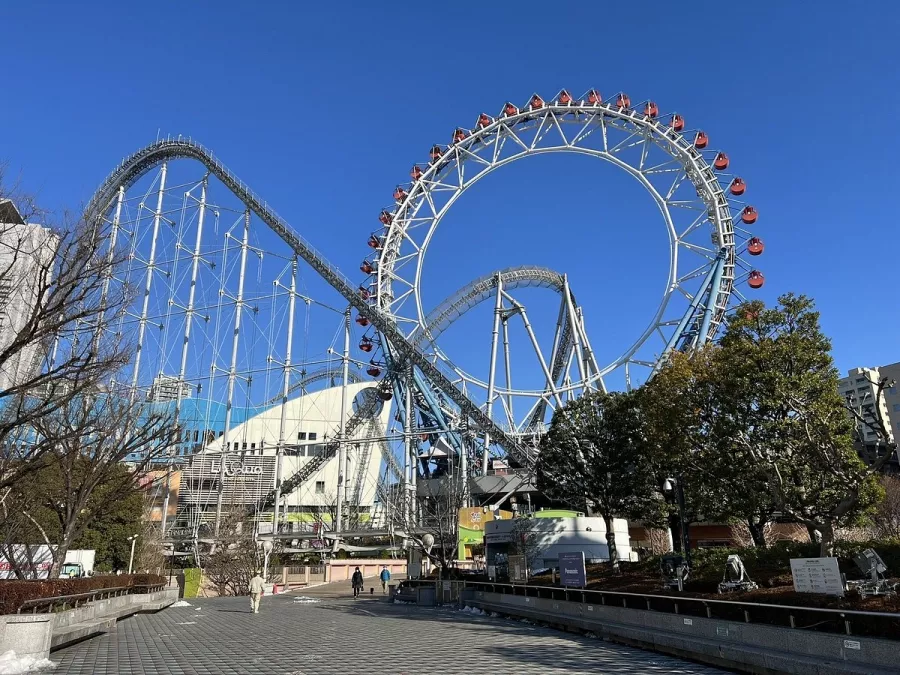 Парк аттракционов - TOKYO DOME CITY в Токио: Аттракционы, Развлечения, Парк, Рестораны, Колесо обозрения,
