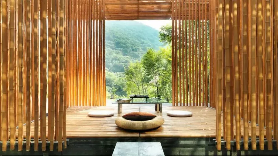 Спа Commune by the Great Wall в Пекине: Фитнесс центр, Бассейн,
