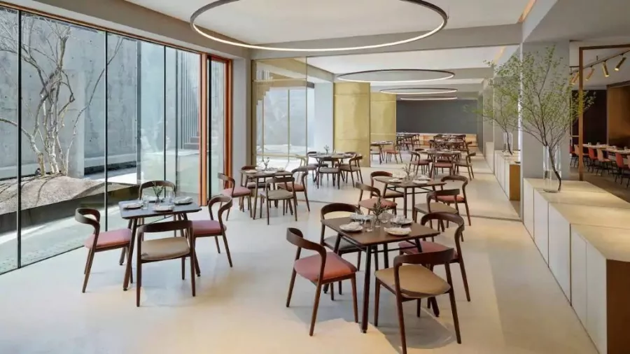 Спа Commune by the Great Wall в Пекине: Фитнесс центр, Бассейн,