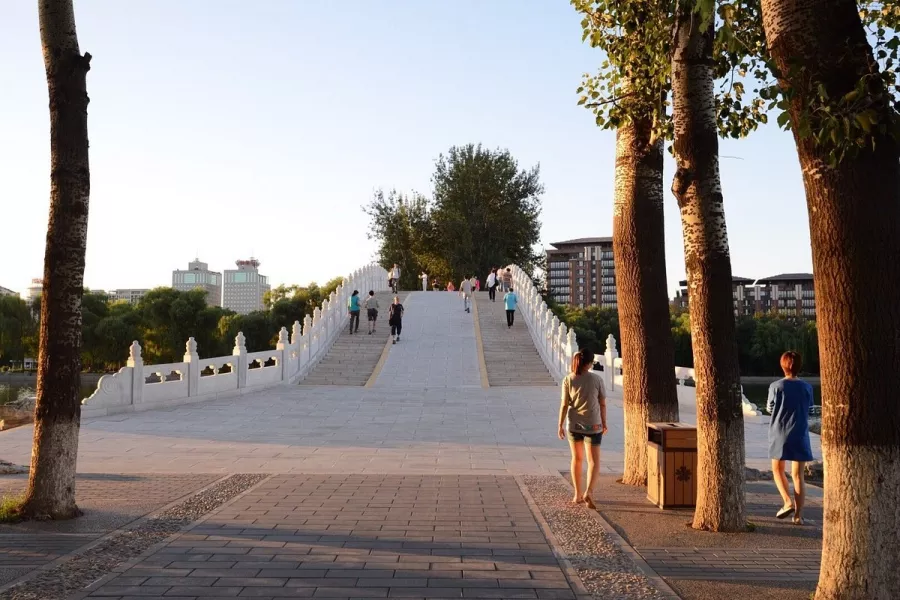 Парк Yuyuantan Park в Пекине: Парк, Озеро, Отдых,