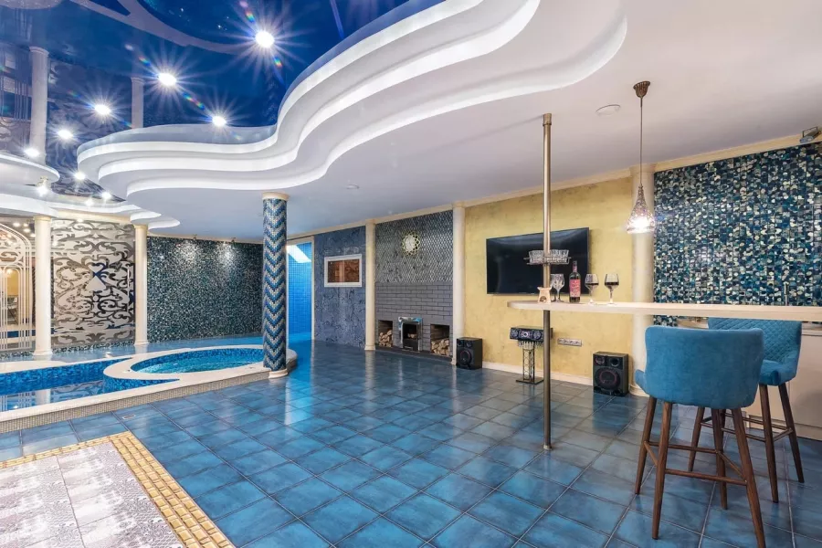 VIP Сауна & SPA Эмират в Владивостоке: Легкий пар, Бассейн, Джакузи, Бильярд, Массаж, Комната отдыха,