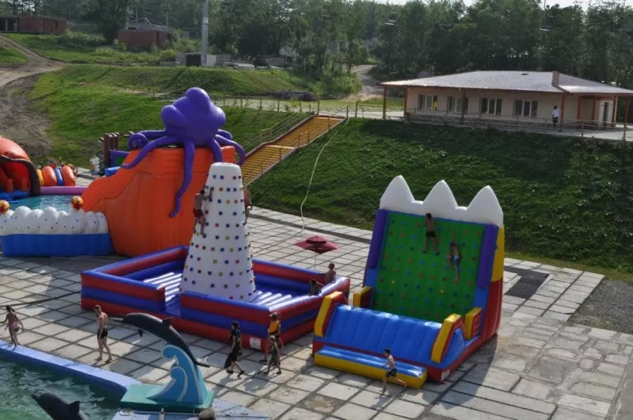 Аквапарк Лесная поляна в Владивостоке: Аквапарк, Парк, Вода,