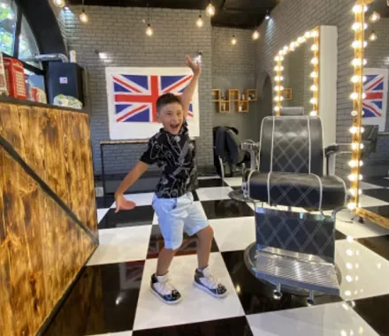 London barbershop.