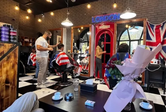 London barbershop.