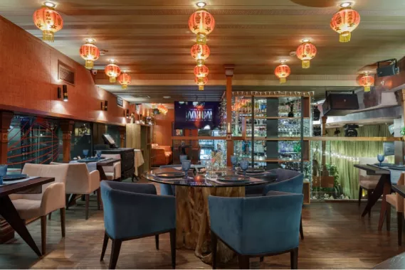 "BambooBar" в Москва Сити.