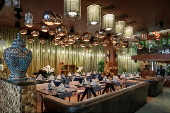 "BambooBar" в Москва Сити.