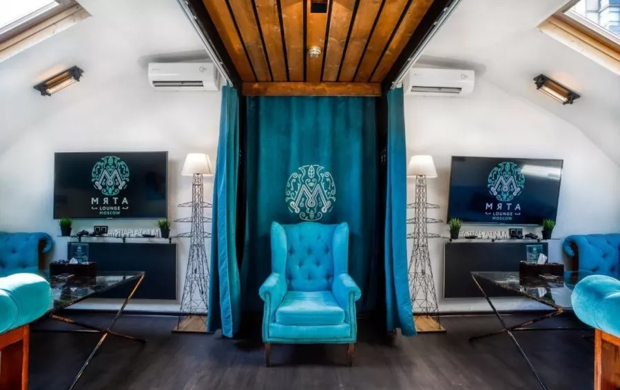 Центр паровых коктейлей Мята Lounge в Москве: Винный бар, Кальян-бар, Бар-паб,