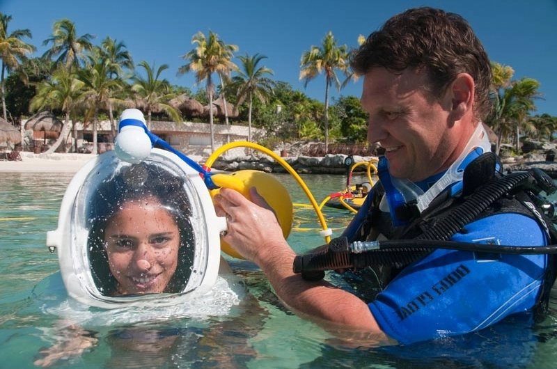 Дайвинг Boracay Aquanaut Helmet Diving в Боракай: Дайвинг, Рыбы, Вода,