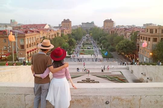 Музей под открытым небом в Ереване Каскад в Ереване: архитектура, монументы, террасы, каскад, достопримечательности, экскурсия,