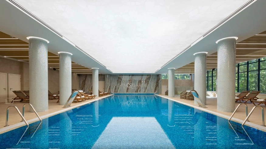 Hotel & SPA 4* Palmira Garden в Видном: Сауна, Хамам, Бассейн, SPA, Фитнес, Ресторан, Кафе, Парковая Зона,