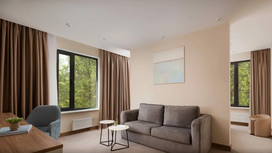 Hotel & SPA 4* Palmira Garden в Видном: Сауна, Хамам, Бассейн, SPA, Фитнес, Ресторан, Кафе, Парковая Зона,