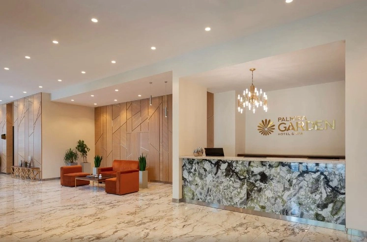 Hotel & SPA 4* Palmira Garden в Видном: Сауна, Хамам, Бассейн, SPA, Фитнес, Ресторан, Кафе, Парковая Зона,