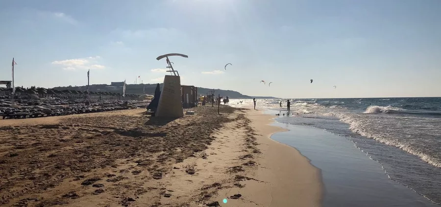 Burc Beach в Стамбуле: Пляжи Стамбул, Море, Лето , Кайт Серф , Пляжный Отдых,