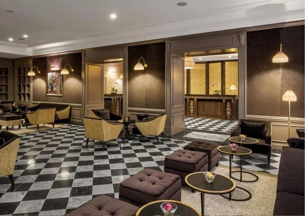 Отель в Нижнем Новгороде Sheraton в Нижнем Новгороде: терраса, лаундж-зона, шведский стол, люкс, Отель, Чилим,