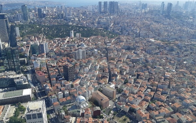 Башня Сапфир (Sapphire of Istanbul) в Стамбуле: Смотровая площадка , Вид на город, Высота , Красивый вид ,