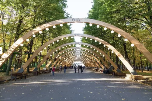 Парк культуры и отдыха Сокольники  в  Москве