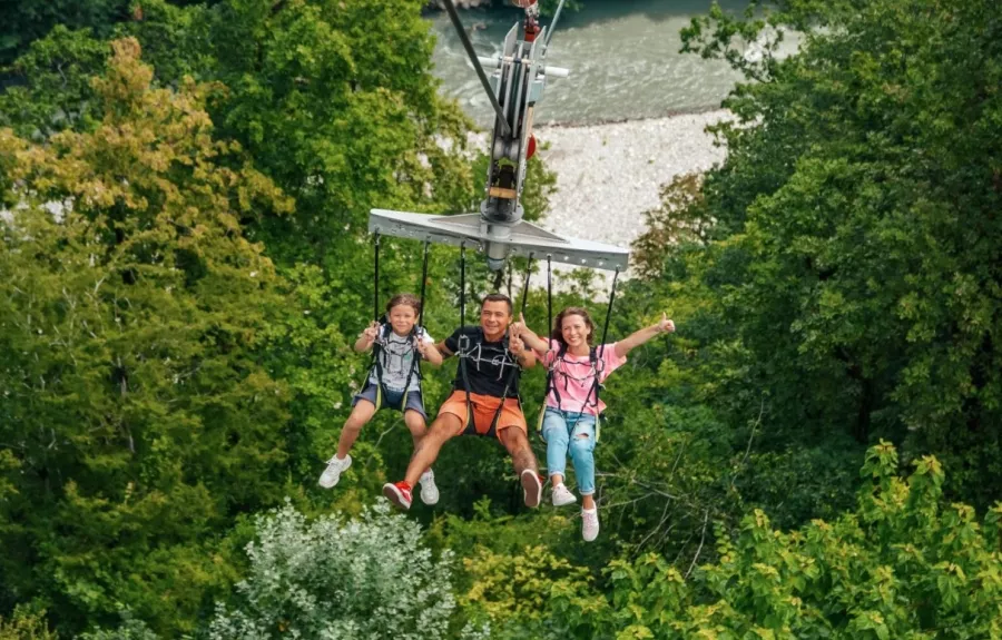 Парк уникальных впечатлений Skypark Sochi в Сочи: Высота, Полёт, Экстрим,