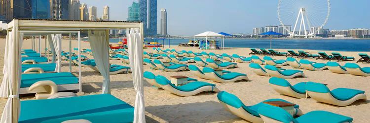 Отель Habtoor Grand Resort, Autograph Collection5* в Дубаи: Тренажерный зал , Аквапарк , Отель 5*, Частный пляж , Спа-салон , Бассейн, Конференц-зал,