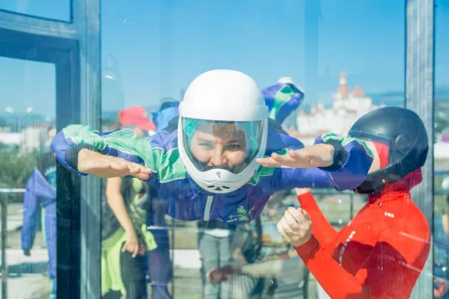 Полеты в аэротрубе Blast off в Сочи