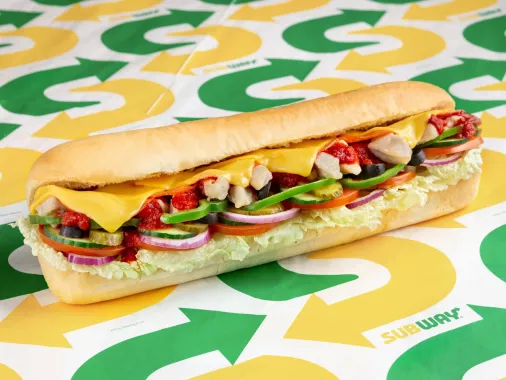 Сеть ресторанов быстрого питания "Subway".