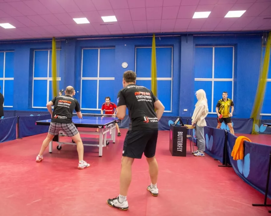 Арена Топ-Спин в Санкт-Петербурге: Топ-Спин, Настольный теннис, Table Tennis, Sauna, Сауна,