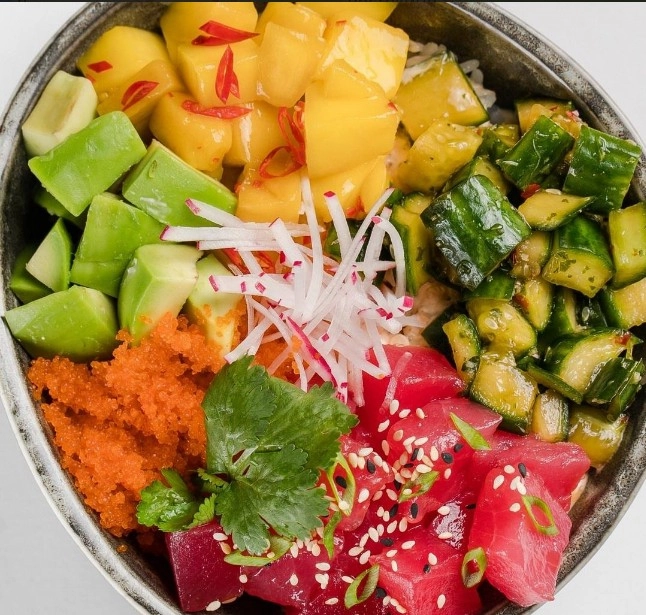 Кафе Wave California poke в Москве: Гавайская кухня, Заказ навынос, Суши, Бизнес-ланч,