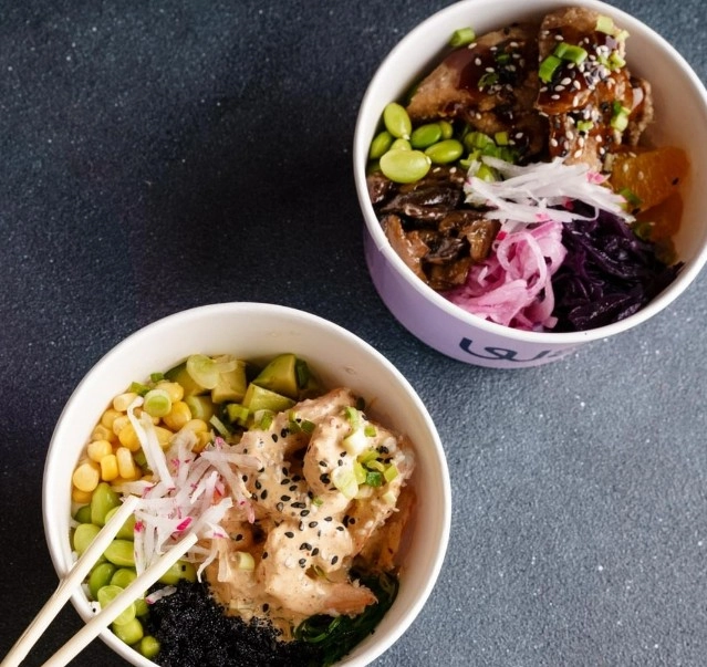 Кафе Wave California poke в Москве: Гавайская кухня, Заказ навынос, Суши, Бизнес-ланч,
