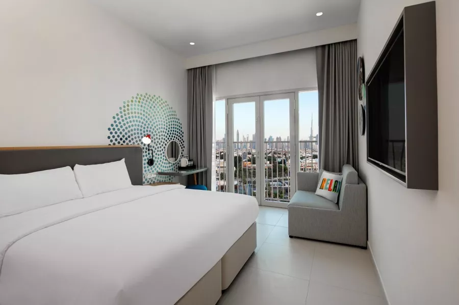 Отель Rove La Mer Beach 3* в Дубаи: Прибрежный отель , Бутик-отель , Номера для геймеров , Бассейн , Конференц-зал,