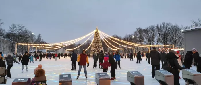 Ледовый каток Зимний каток Центральный парк культуры и отдыха им. С.М. Кирова в Санкт-Петербурге: Развиваться, Каток, Ледовый каток, Ледовый каток в питере, Елагин остров, Елагин остров каток , Каток на острове, Каток на елагином острове, 