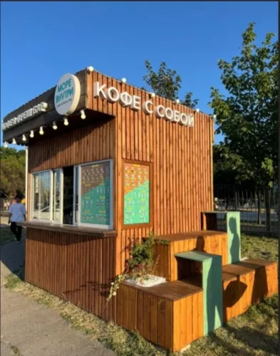 Кофейня Море внутри  в  Анапе