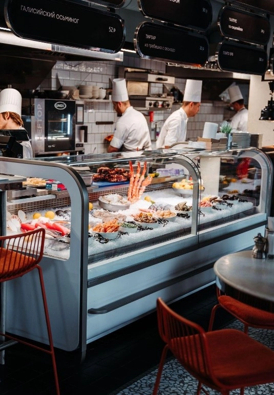 Ресторан морской кухни Sea Food Bar Minsk в Минске: Покушать, Ресторан, Заказ навынос, Кафе, Летняя терраса, Рыбная кухня, Винная карта,