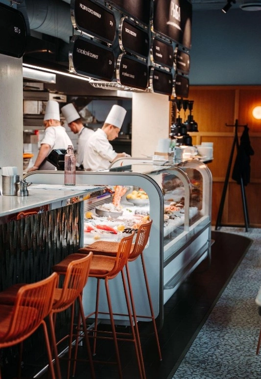 Ресторан морской кухни Sea Food Bar Minsk в Минске: Покушать, Ресторан, Заказ навынос, Кафе, Летняя терраса, Рыбная кухня, Винная карта,