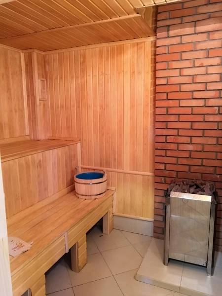 Сауна Новопокровские Бани в Нижнем Новгороде: коттедж, бассейн, парковка, беседка, Легкий пар, Сауна,