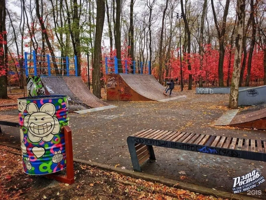 Осенний парк в Ростове-на-Дону: Парк,