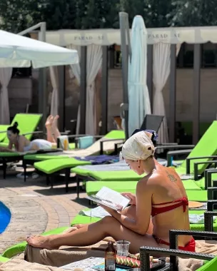 Открытый бассейн в Ереване "Paradise Pool".