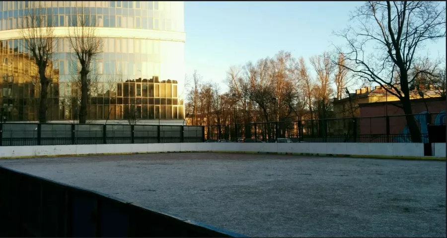Каток в сквере Низами Гянджеви в Санкт-Петербурге: Спортс, Коньки, Катки , Каток, Ледовый каток, Каток в сквере,
