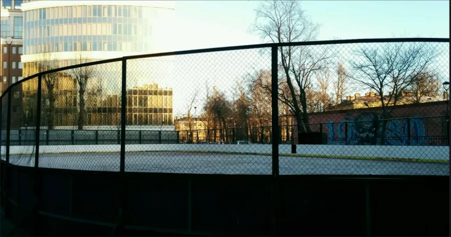 Каток в сквере Низами Гянджеви в Санкт-Петербурге: Спортс, Коньки, Катки , Каток, Ледовый каток, Каток в сквере,